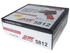 Гайковерт пневматический 1/2" 1085Hм 7500об/мин. 155л/мин. 90-120PSI ударный усиленный JTC-5812