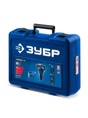 Кейс, набор: дрель-шуруповерт + LED фонарь, BRUSHLESS, 12 В, 45 Н·м, 2 АКБ тип Т7 (2 А·ч), ЗУБР КОМПАКТ #4 DB-121-22F