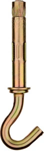 Анкерный болт с крюком, 10 х 60 мм, 40 шт, ЗУБР 302372-10-060