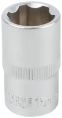 Головка 6-гранная CrV 1/2" 15 мм FIT 62045