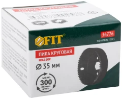 Пила круговая инструментальная сталь 35 мм FIT 36776
