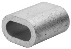 Алюминиевый зажим троса, 10 мм, 1 шт, ЗУБР DIN 3093 4-304476-10