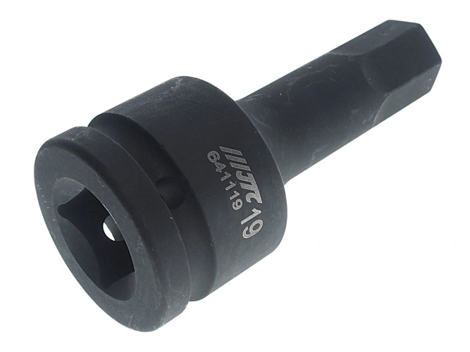 Бита-головка 3/4" HEX Н19 ударная L=100мм JTC-641119 — фото 1