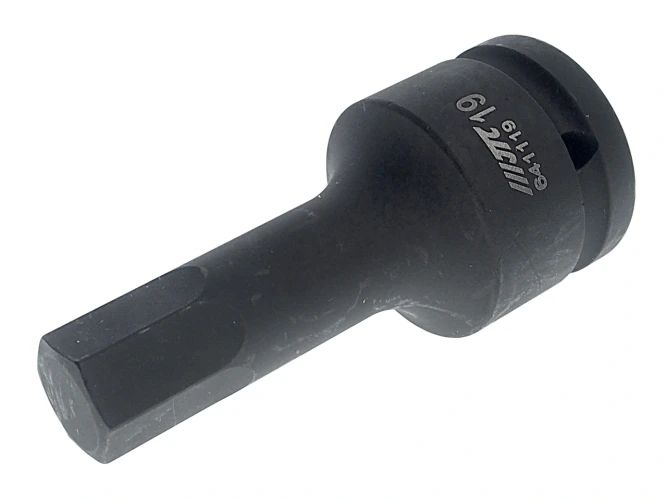 Бита-головка 3/4" HEX Н19 ударная L=100мм JTC-641119 — фото 2