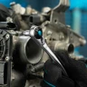 Ключ-трещотка 1/4", CrV, 120 зубьев, с быстрым сбросом, цельнометаллический, хром Gross 14135 — фото 11