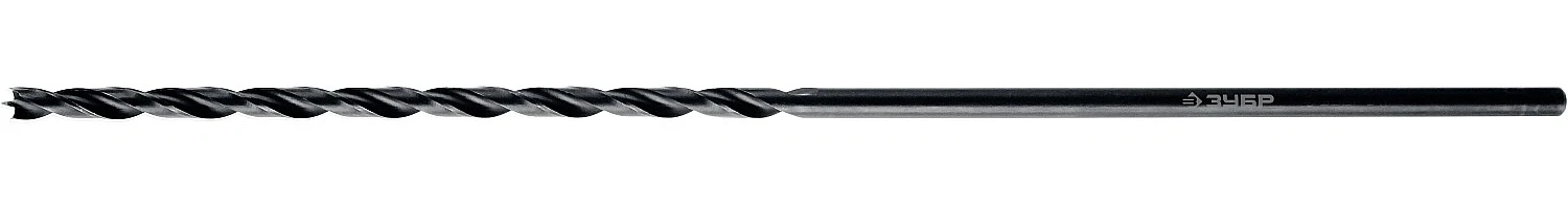 Спиральное сверло по дереву, d 6 x 200/150 мм, М-образная заточка ЗУБР 29421-200-06_z01 — фото 1