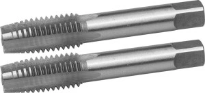 Комплект ручных метчиков, М14 x 1.5 мм, сталь 9ХС, ЗУБР 4-28006-14-1.5-H2