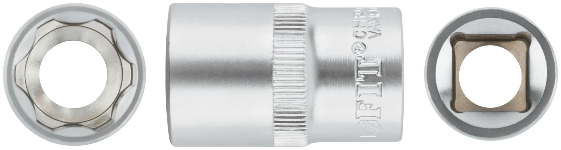 Головка 6-гранная CrV 1/2" 17 мм FIT 62047 — фото 1