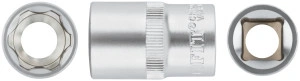 Головка 6-гранная CrV 1/2" 17 мм FIT 62047