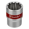Набор универсальных торцевых головок 1/4", Spline, CrV, 4-13мм, 10 штук Matrix 13599 — фото 2