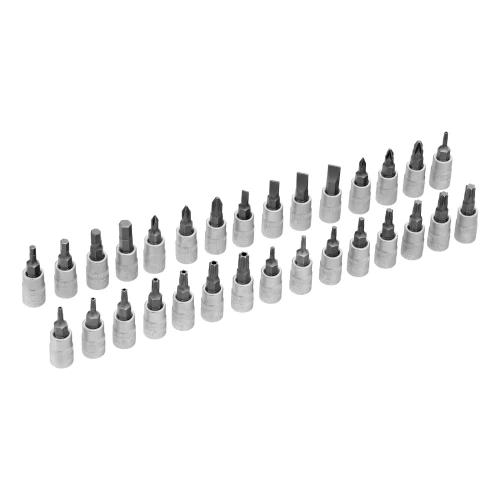 Набор инструментов, 1/4", 3/8", 1/2", Cr-V, S2, усиленный кейс, 216 предметов Stels 14115 — фото 11