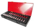 Набор бит-головок 1/2" HEX H4-H14, TORX T20-T60,SPLINE M5-M12 25 предметов JTC-K4251 — фото 1