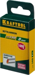 Скобы тип 140 (G/11/57), 8 мм, калибр 20GA. 1000 шт, KRAFTOOL 31680-08