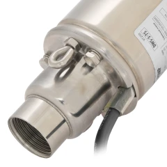 Скважинный насос DWS-3-75, винтовой, диаметр 3", 500 Вт, 1600 л/ч, напор 75 м Denzel 97250