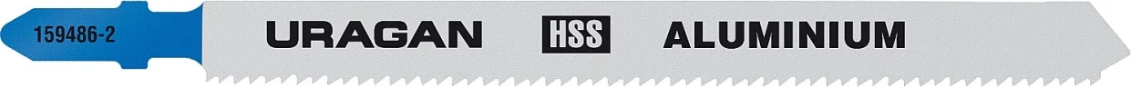 Полотна для лобзика, T-хвост., по металлу, HSS, шаг 1.8 мм, 106 мм, 2 шт, URAGAN T318B 159486-2_z02 — фото 1