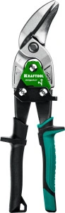 Левые усиленные ножницы по металлу с выносом, 250 мм, KRAFTOOL Alligator 2328-OL