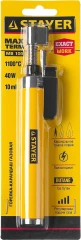 Автономная газовая горелка с пьезоподжигом, MB 100, 1100°С, STAYER MaxTerm 55560