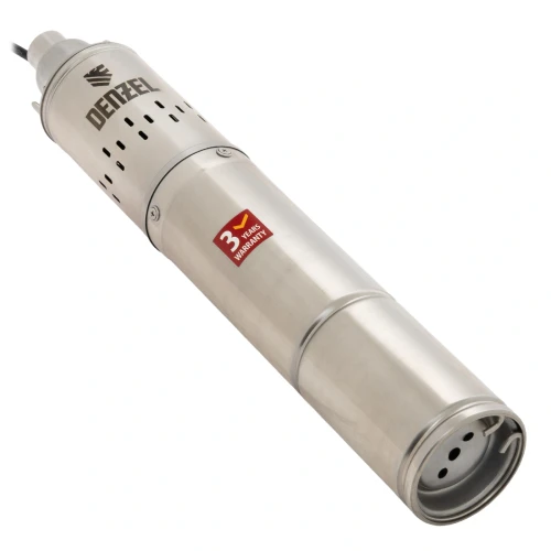 Скважинный насос DWS-4-100, винтовой, диаметр 4", 800 Вт, 1700 л/ч, напор 100 м Denzel 97252 — фото 3