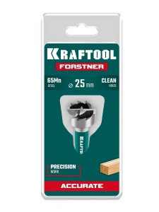 Cверло Форстнера, FORSTNER d 25 мм, KRAFTOOL 29950-25