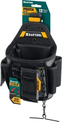 Поясная сумка с быстросъёмным креплением FastClip, 280 х 200 мм, KRAFTOOL KP-13E 38772