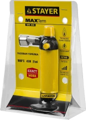 Автономная газовая горелка с пьезоподжигом, MB 300, 1200°С, STAYER MaxTerm 55570