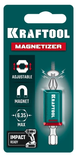 Держатель магнитный для крепежа, KRAFTOOL MAGNETIZER 26777 — фото 2