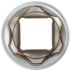Головка 6-гранная CrV 1/2" 19 мм FIT 62049