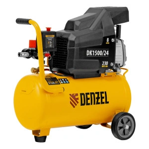 Компрессор воздушный DK1500/24, Х-PRO 1.5 кВт, 230 л/мин, 24 л Denzel 58063