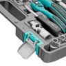 Набор инструментов 1/2", 1/4", CrV, 12 гранные головки, пластиковый кейс, 94 предмета Stels 14118 — фото 6