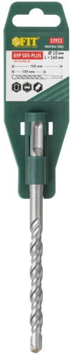Бур по бетону SDS PLUS с двойной резьбой 10х160 мм FIT 32915 — фото 3