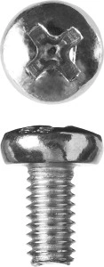 Винт с полусферической головкой, кл. пр. 4.8, M4 х 8 мм, цинк, 5 кг, ЗУБР DIN 7985 303150-04-008