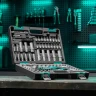 Набор инструментов 1/2", 1/4", CrV, 12 гранные головки, пластиковый кейс, 109 предмета Stels 14122 — фото 26