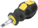 Отвертка c переставным жалом "коротыш", CrV сталь, прорезиненная ручка 6х25 мм PH2/SL6, шоу-бокс FIT 56225 — фото 6