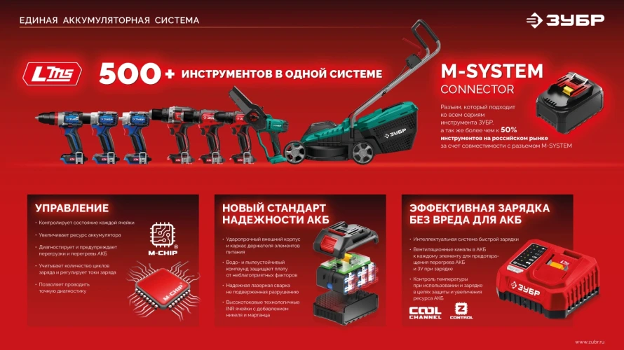 Дрель-шуруповерт, 20 В, 40 Н·м, без АКБ (LMS), ЗУБР ДШ-40 — фото 17