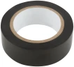 Изолента ПВХ самозатухающая 19 мм х 0,13 мм х 10 м (черная) FIT 11002 — фото 1