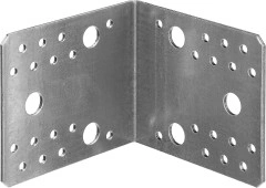 Крепежный уголок, 90 x 105 x 105 x 2.5 мм, цинк, ЗУБР УК-2.5 31012-105