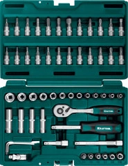Универсальный набор инструмента, 57 предм., (1/4"), KRAFTOOL X-Drive 27885-H57