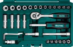 Универсальный набор инструмента, 57 предм., (1/4"), KRAFTOOL X-Drive 27885-H57