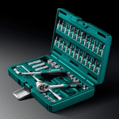 Универсальный набор инструмента, 57 предм., (1/4"), KRAFTOOL X-Drive 27885-H57