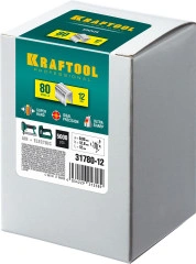 Скобы тип 80 (BeA/Prebena A/Senco AT), 12 мм, калибр 21GA. 5000 шт, KRAFTOOL 31780-12