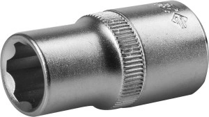 Торцовая головка, 1/2", 12 мм, ЗУБР SUPER LOCK 27725-12_z02