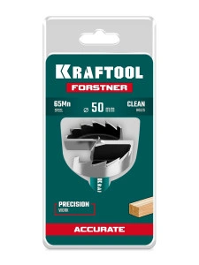 Cверло Форстнера, FORSTNER d 50 мм, KRAFTOOL 29950-50