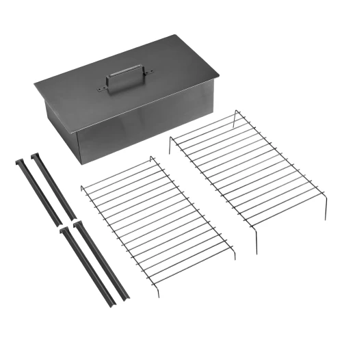 Коптильня двухъярусная 500 x 270 x 175 мм, 0.8 мм, с поддоном, на ножках, Camping Palisad 69527 — фото 2