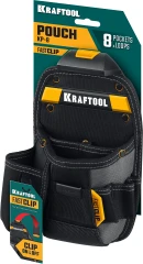 Поясная сумка с быстросъёмным креплением FastClip, 170 х 260 мм, KRAFTOOL KP-8 38776