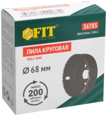 Пила круговая инструментальная сталь 68 мм FIT 36785