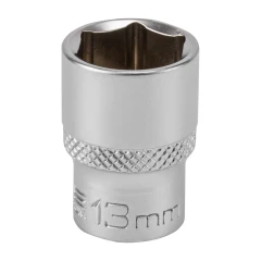 Набор торцевых головок, 1/4, шестигранные, CrV, 10 шт, 4-13 мм Stels 13602