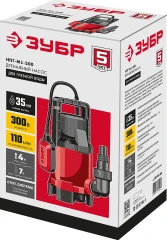 Дренажный насос для грязной воды, 300 Вт, ЗУБР НПГ-М1-300