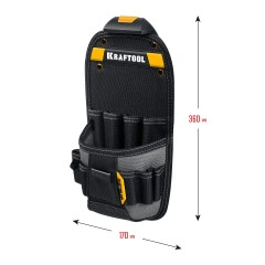 Поясная сумка с быстросъёмным креплением FastClip, 170 х 360 мм, KRAFTOOL KP-11 38777