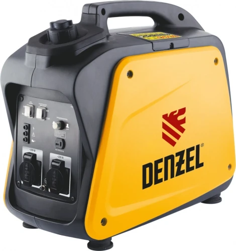 Генератор инверторный GT-2100i, X-Pro 2.1 кВт, 220 В, бак 4.1 л, ручной старт Denzel 94642 — фото 1