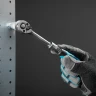 Ключ-трещотка телескопический 1/4", 150-200 мм, CrV, 72 зуба, с быстрым сбросом, хром Gross 14074 — фото 10